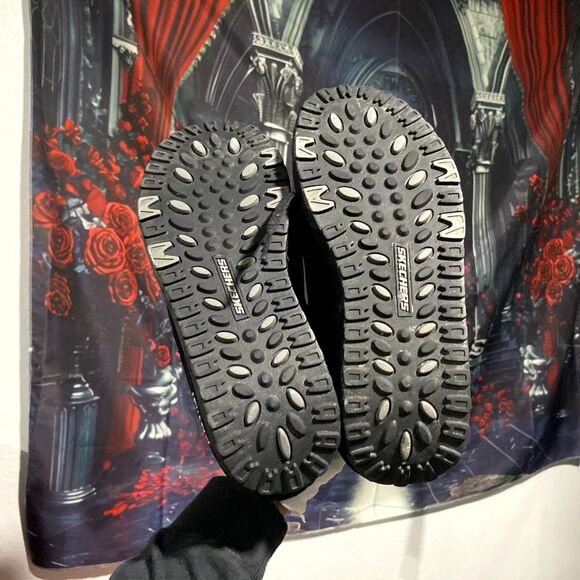 Skechers Shape-UPS 2.0 11801 Women's 8 Black Leather Athletic Running Sneaker - Picture 5 of 6